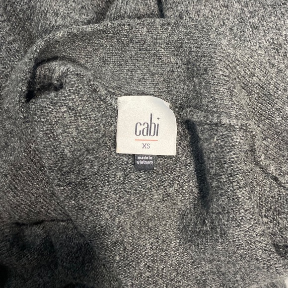 Cabi Grey Oversized Knitted Sweater Size XS - Picture 4 of 5